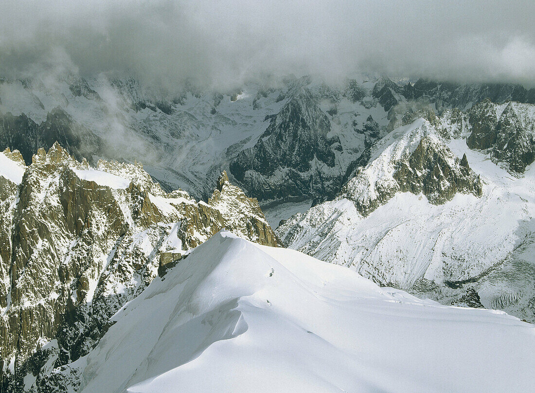 Aiguille du Midi, Chamonix. Haute-Savoie, Alps. France