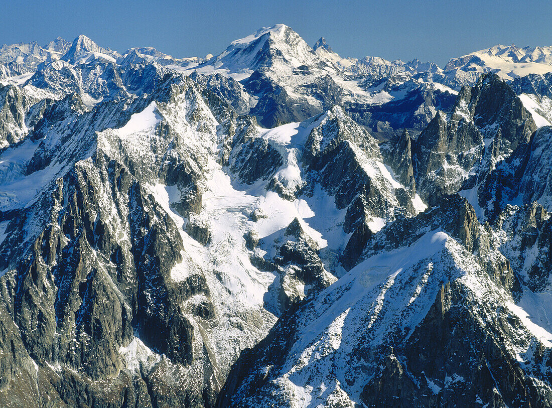 Aiguille du Midi, Chamonix. Haute-Savoie, Alps. France