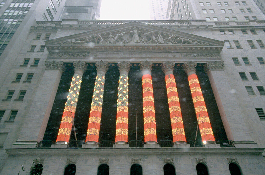 The New York Stock Exchange. Wall Street. New York City. USA