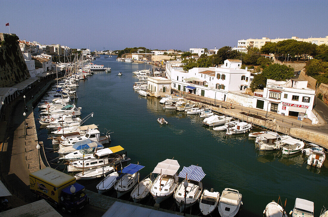 Port. Ciutadella. Minorca, Balearic Islands. Spain