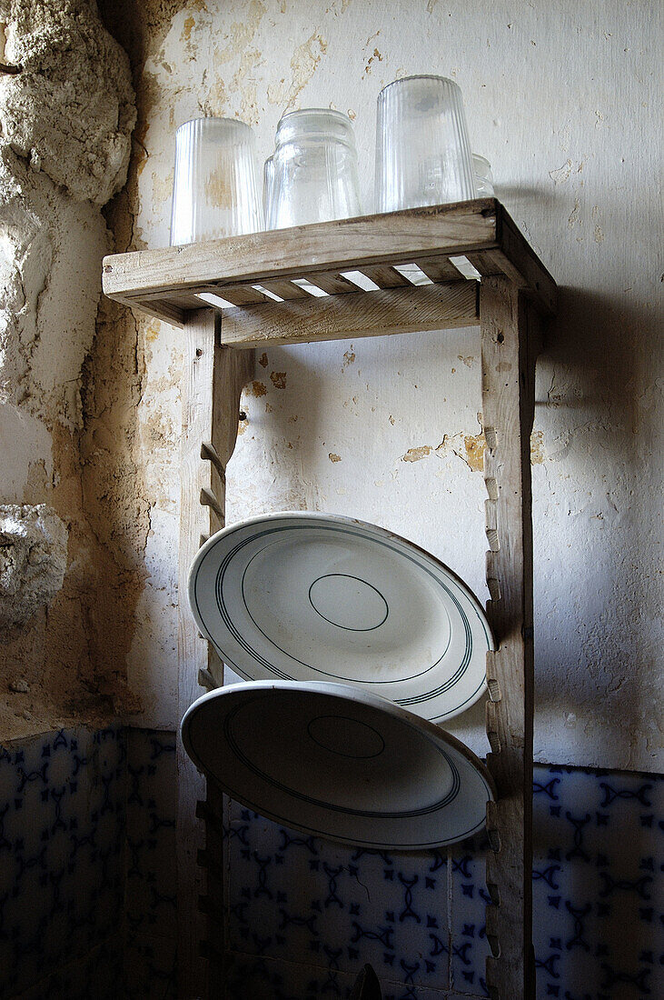 Traditional Majorcan kitchen