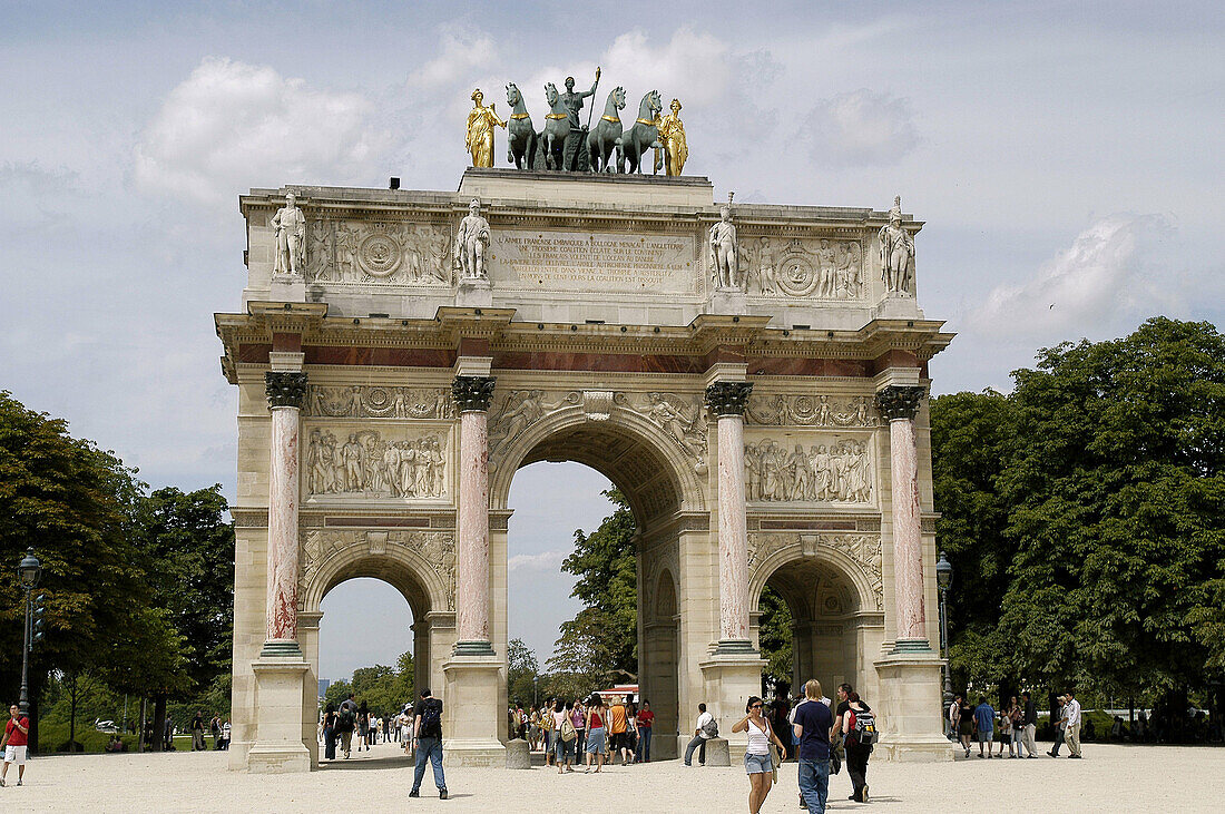 Arc de Triomphe du Carrousel. Paris. France