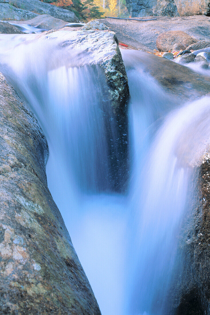 Cascading stream near Glen Ellis Falls. White Mountains. New Hampshire. USA