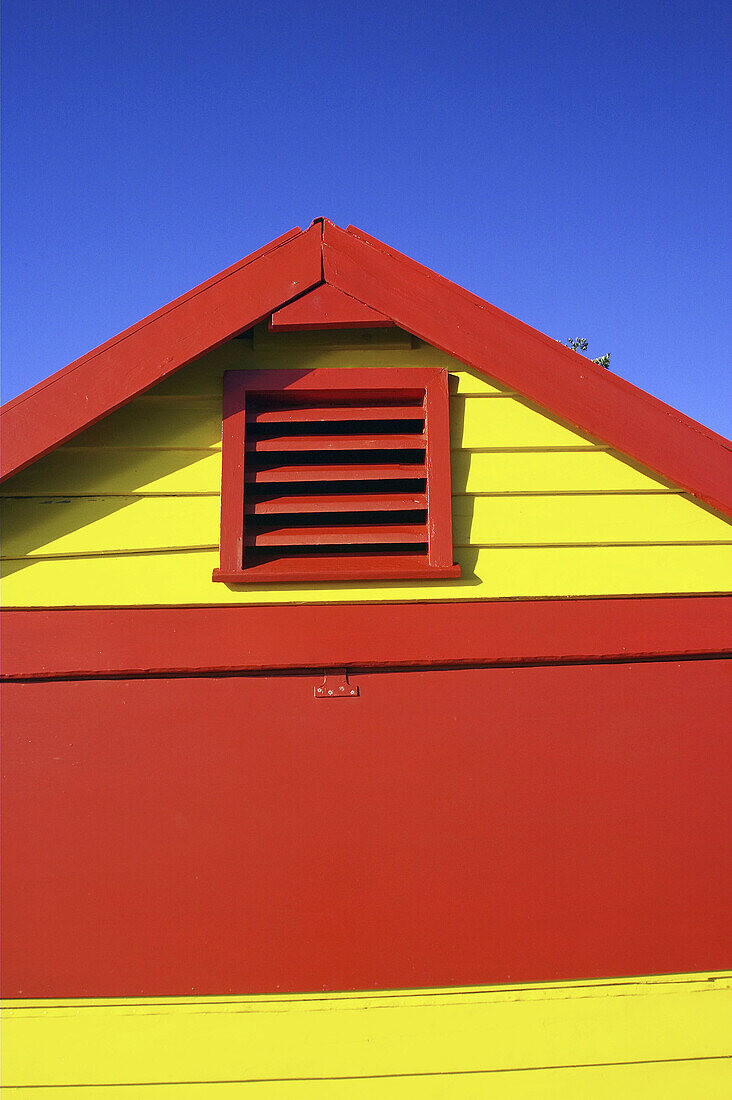 Bathing Boxes, Middle Brighton Beach, Port Phillip Bay, Melbourne, Victoria, Australia