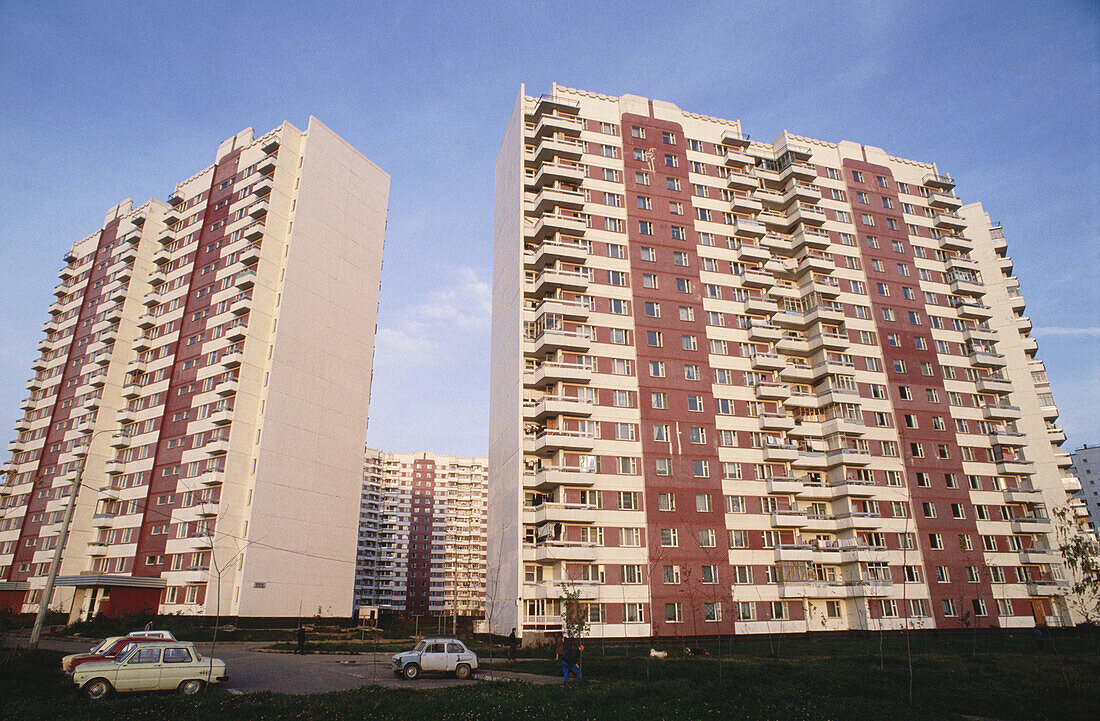 Typical russian housing. Moscow. Russia