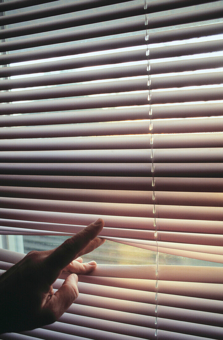 Hand and blinds