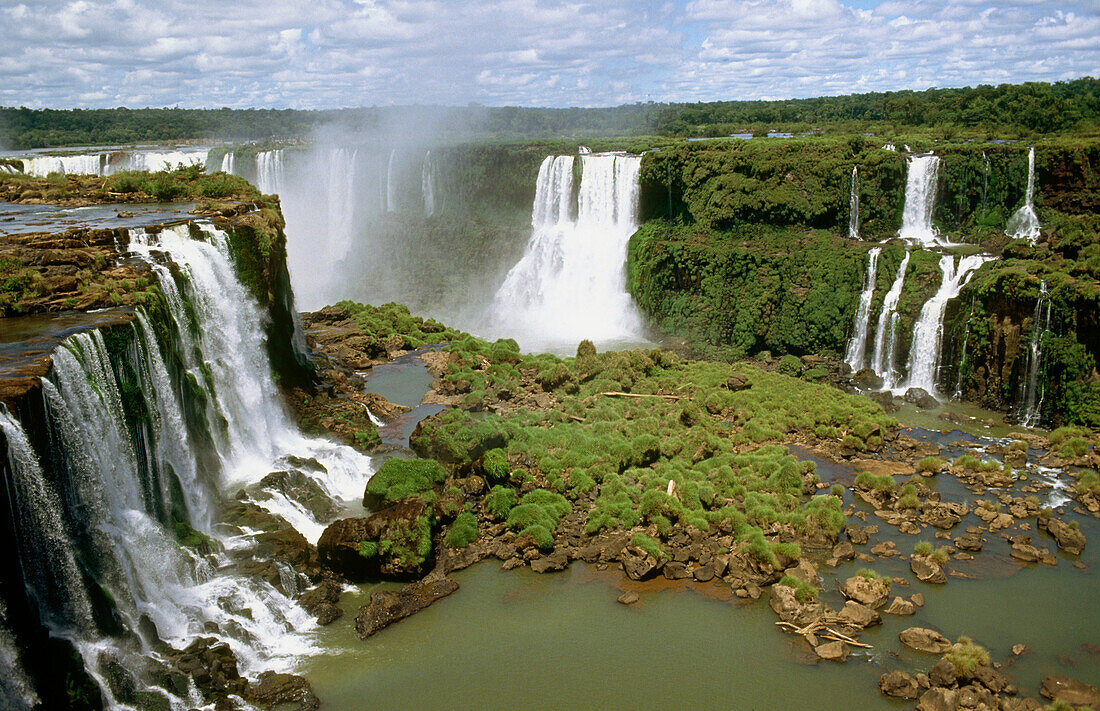 Iguazu Waterfalls. Argentina-Brazil border