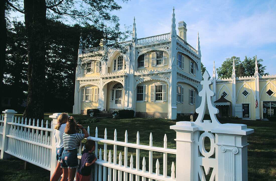 Wedding Cake House. Kennebunkport. Maine. USA