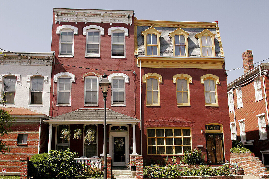 Virginia, Richmond, Jackson Ward, East Clay Street, African American community, architecture