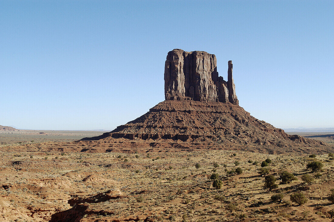 The sandstone buttes of Monument Valley Utah, USA