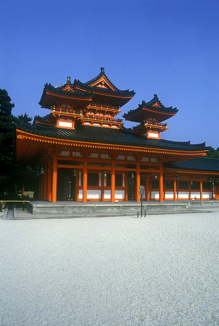 Heian shrine, Kyoto, Japan.