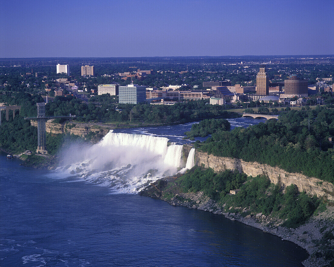 American waterfalls, Niagara, New York, USA.