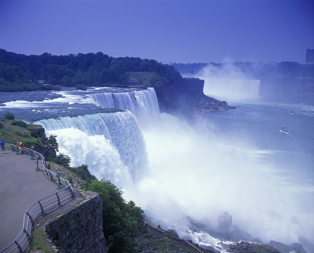 American waterfalls, Niagara, New York, USA.