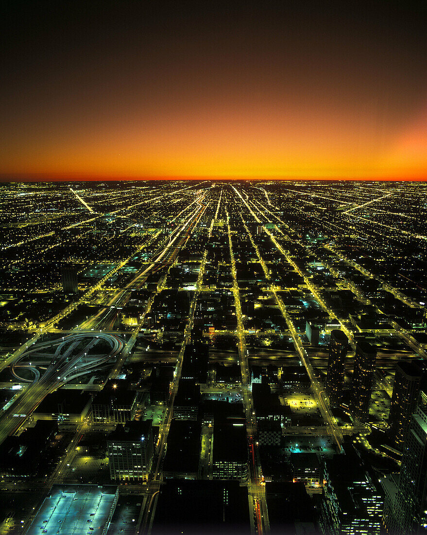 City suburbs, Chicago, Illinois, USA.