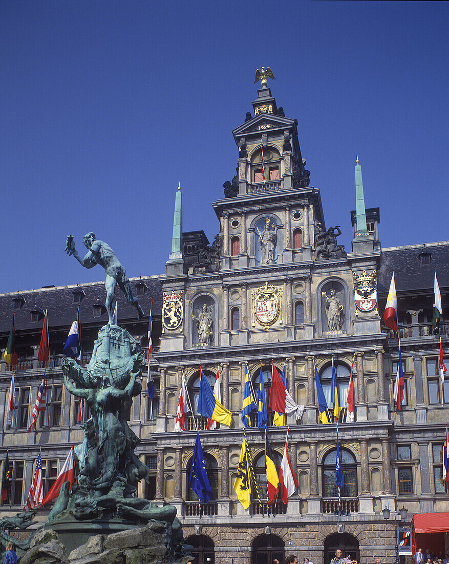 Town hall, Antwerp, Belgium.