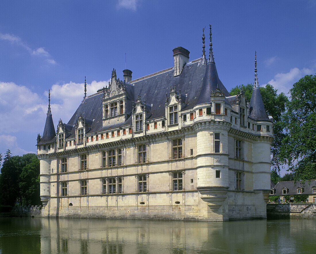 Chateau asay-le-rideau, Indre-et-loire, France.