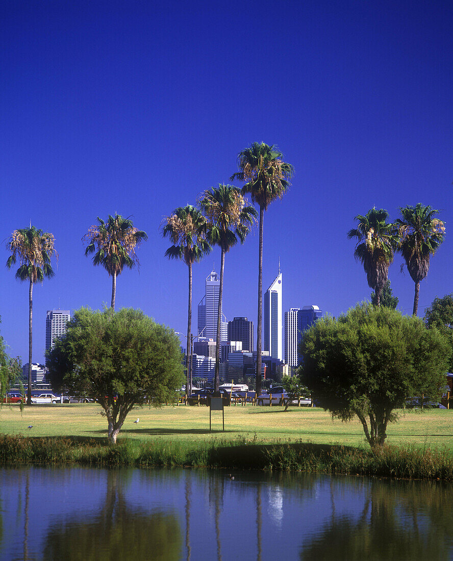 Downtown skyline, Perth, Western australia, Australia.
