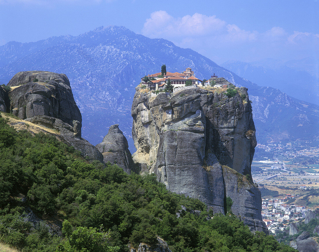 Monastery of the holy trinity, Meteora, Greece.