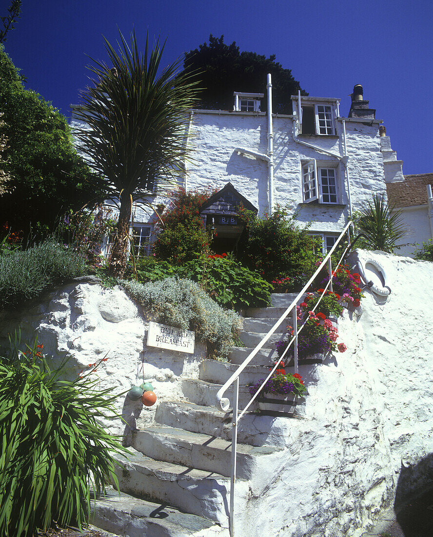 Bed & breakfast, Polperro, Cornwall, England, UK