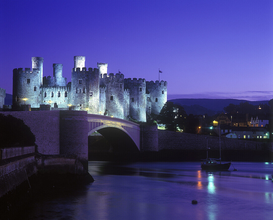 Conwy castle, Conwy, Gwynedd, Wales, UK