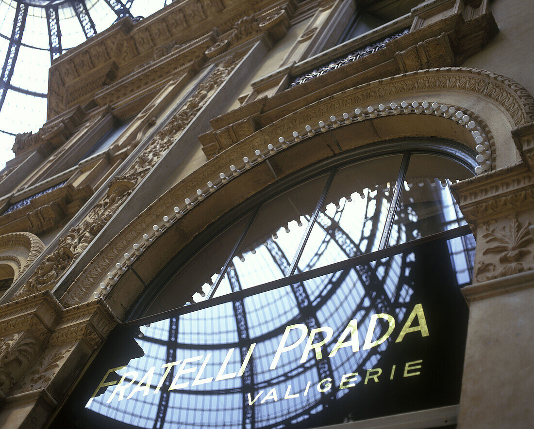 Fratelli prada, Galleria, Milan, Italy.