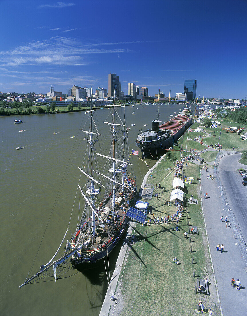 Tall ships, International park, Toledo, Ohio, USA.