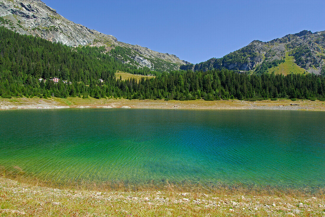 Lake Lago Palue, Bernina range, Switzerland