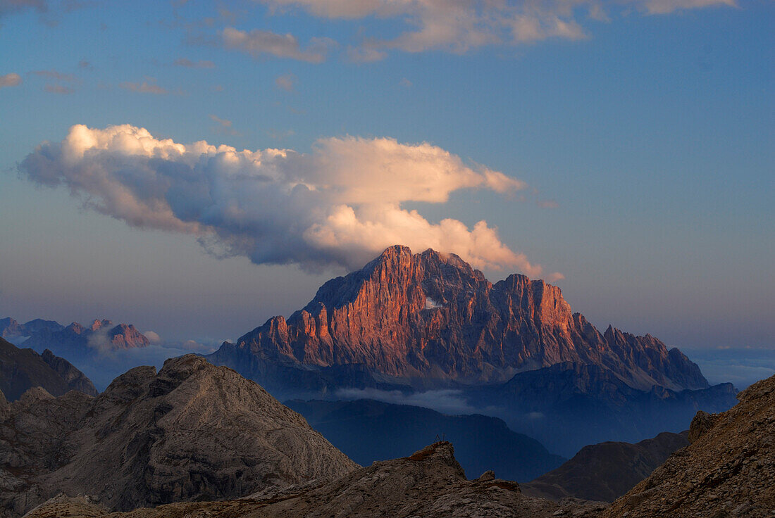 Civetta im Abendlicht, Dolomiten, Venezien, Italien