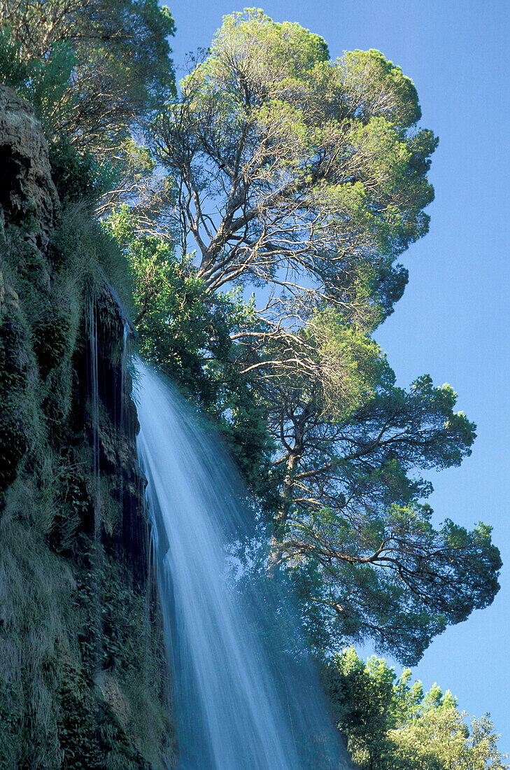 Waterfall of Bresque, Provence, France