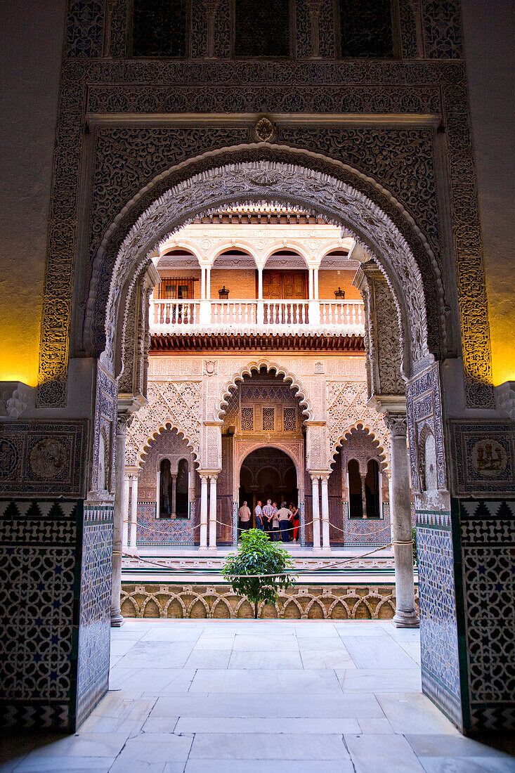 Alcazar, Sevilla, Andalusien, Spanien