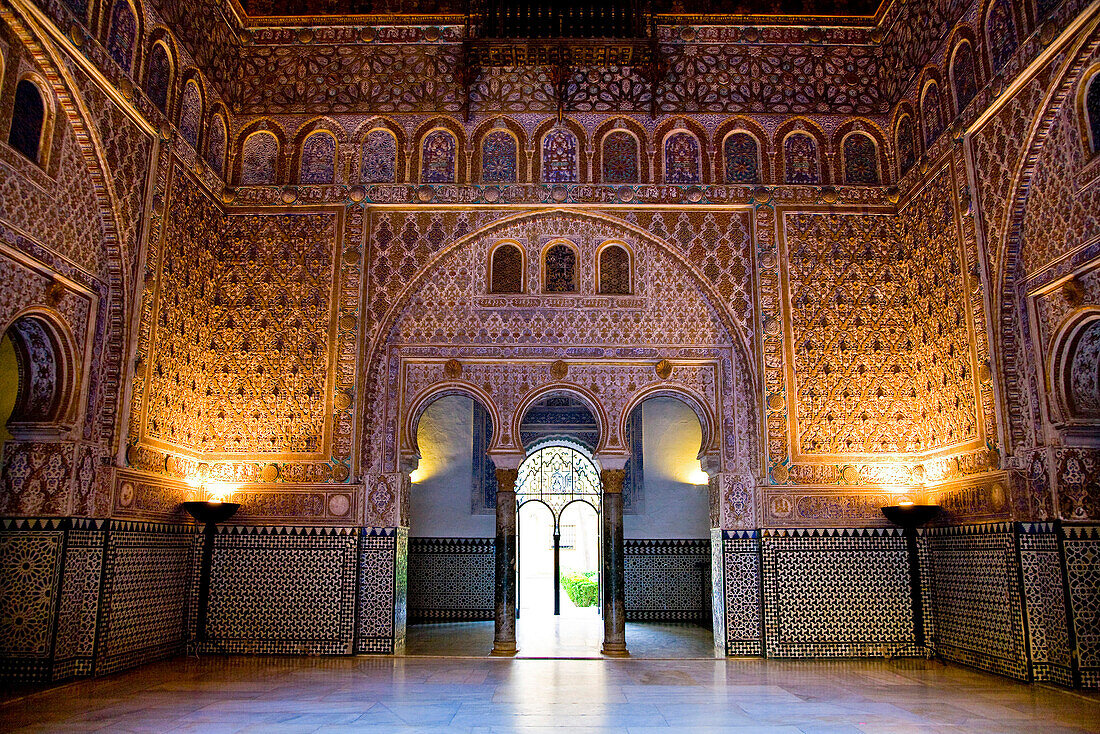 Alcazar, Sevilla, Andalusien, Spanien