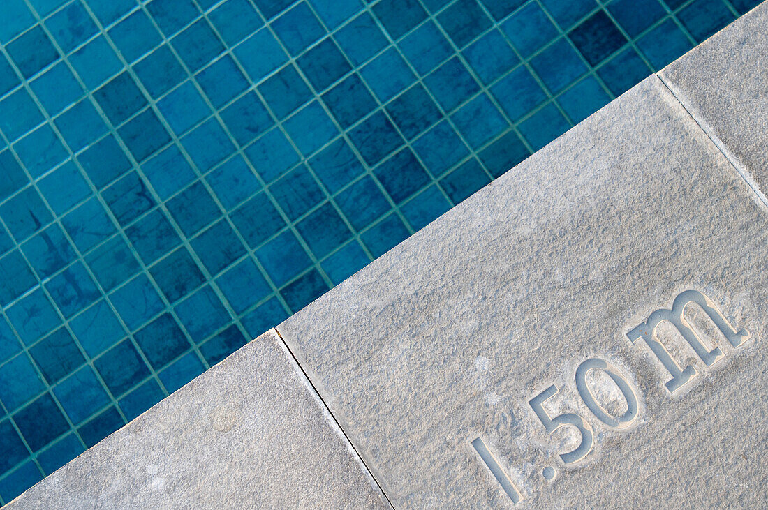 Close up of the pool, Kirimaya Design Hotel, Thailand