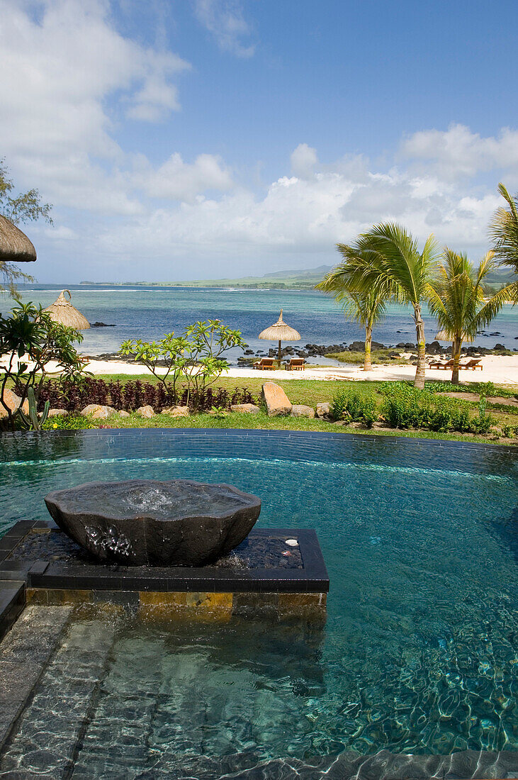 Privat Pool eines Villas, Hotel Shanti Ananda Resort und Spa, Mauritius