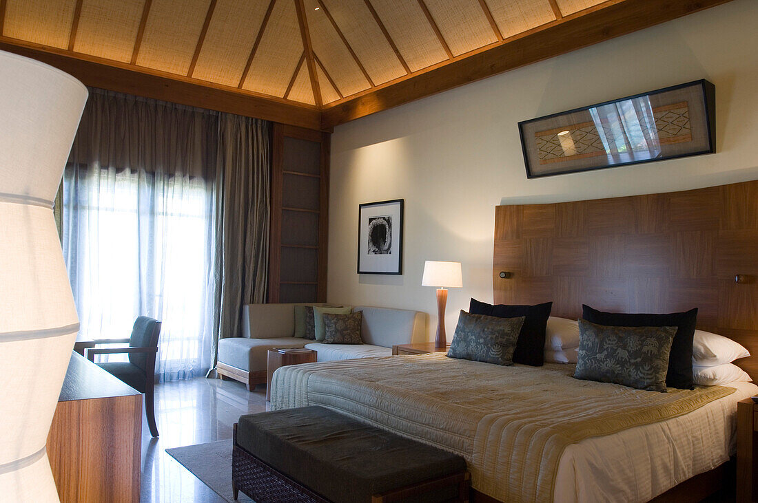 Inside the Villa bedroom, Hotel Shanti Ananda Resort and Spa, Mauritius