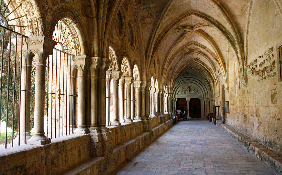 Cathedral de Santa Maria Cloisters, Tarragona, Catalonia, Spain