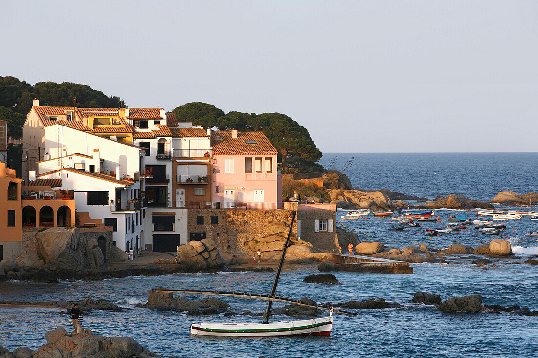 Village of Calella de Palafrugell, Costa Brava, Catalonia, Spain