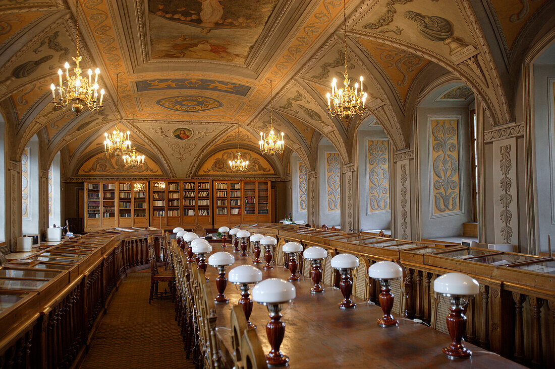 Lesesaal der Bibliothek der Universität, Litauen, Vilnius