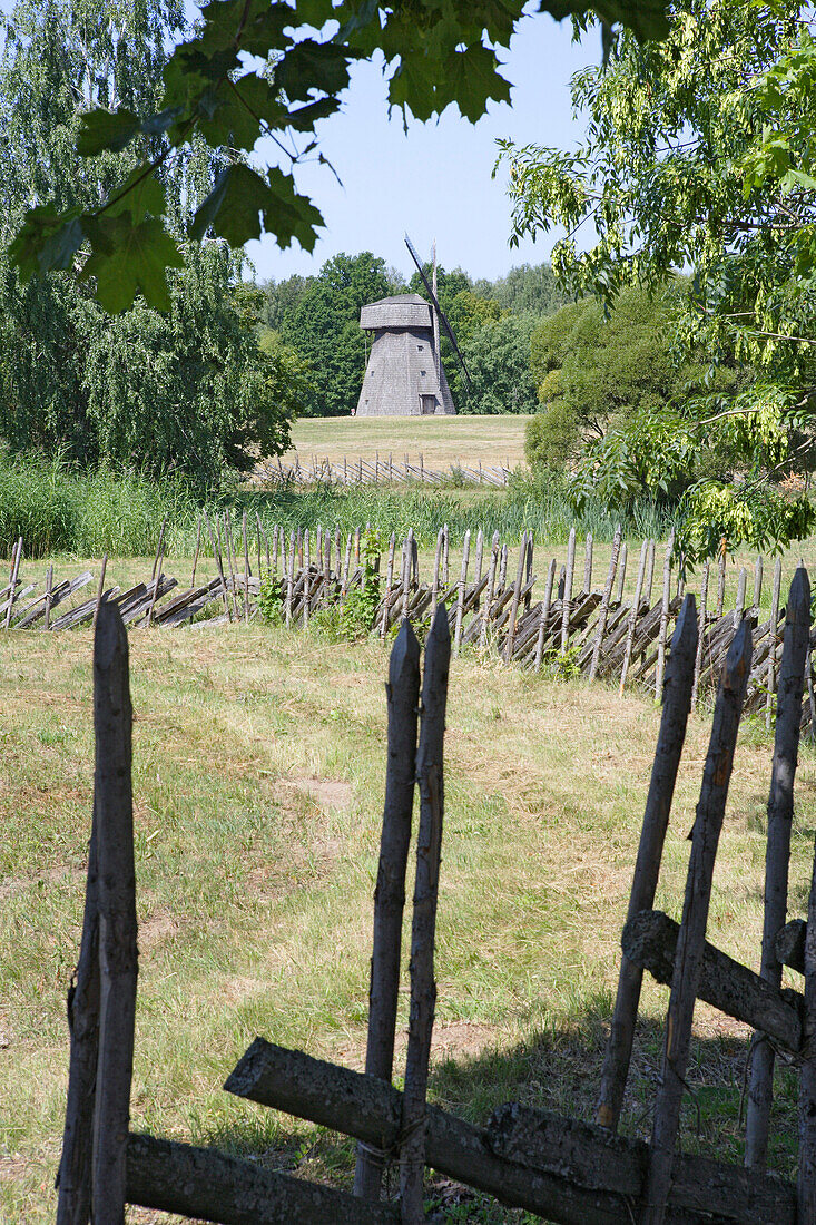 Ethnographic open-air museum in Rumsiskes, district of Kaunas, Lithuania