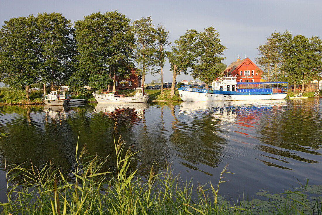 Minja, also called the small Venice of Lithuania is situated in  the Nemunas delta, Lithuania