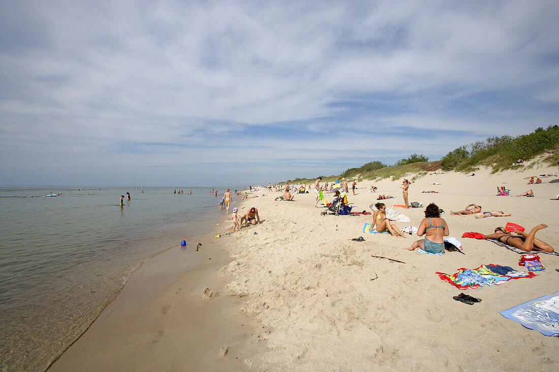 Strand in Nida (Nidden), Kurische Nehrung, Litauen