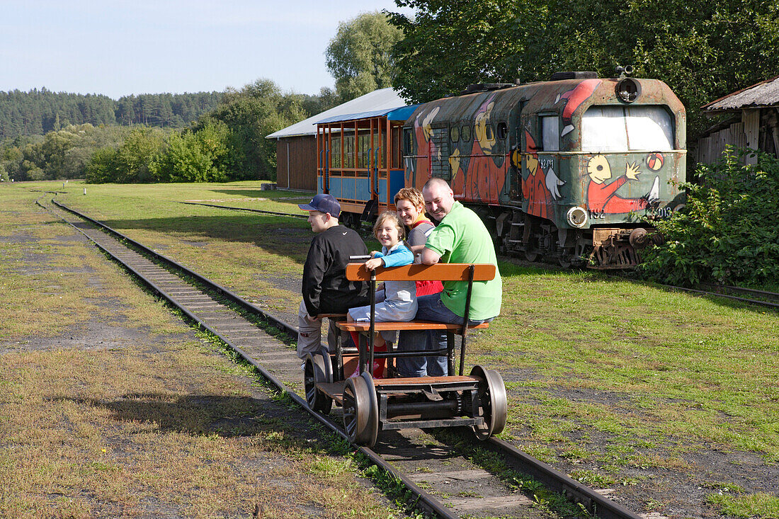 Anyksciai, am Schmalspur-Bahnhof, Litauen