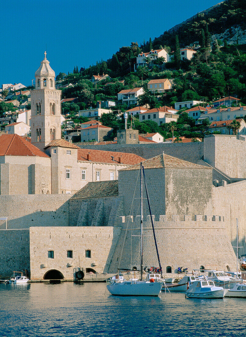 Old harbour. Dubrovnik. Croatia