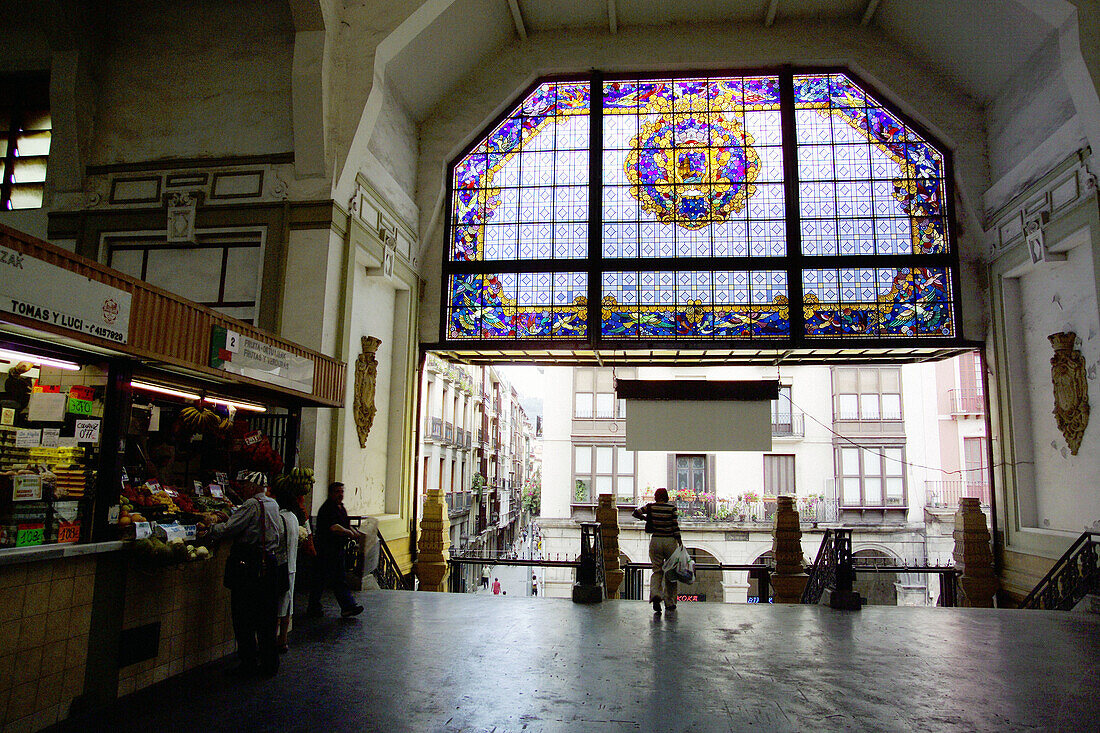 Mercado de la Ribera. Siete Calles. Bilbao. Biscay. Basque Country. Spain