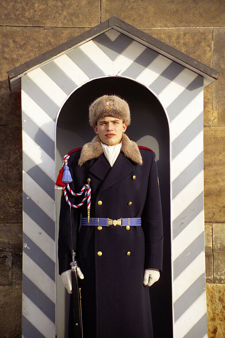 Prague Castle guard. Prague. Czech Republic