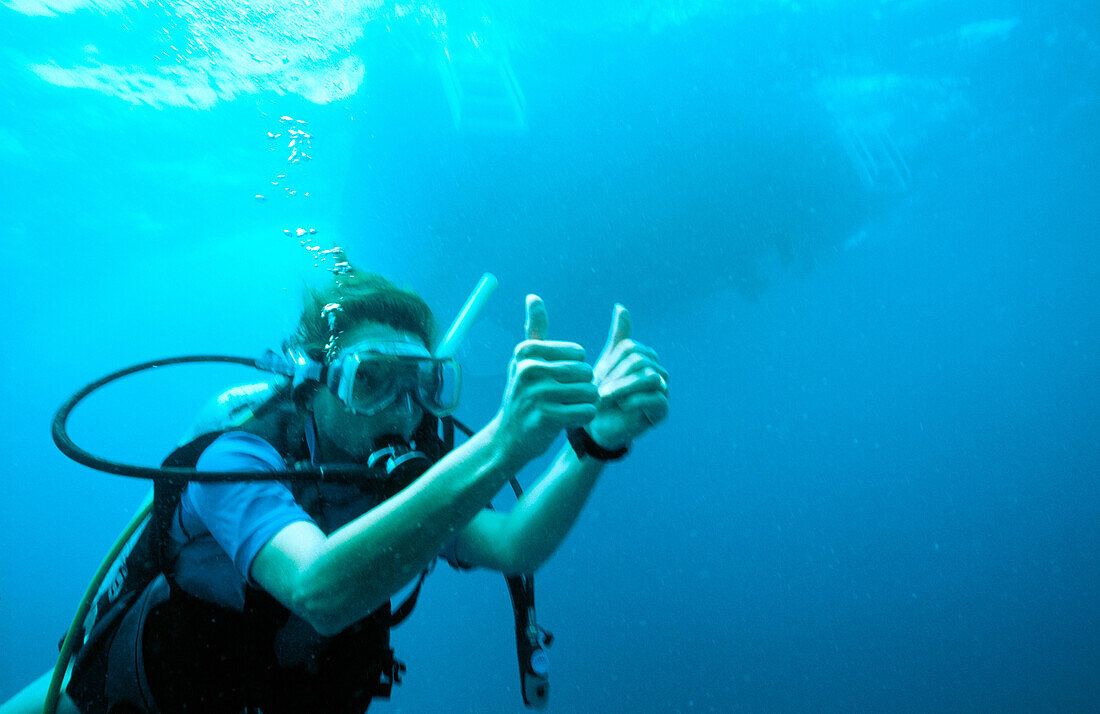 Scuba diver. Great Barrier Reef. Australia