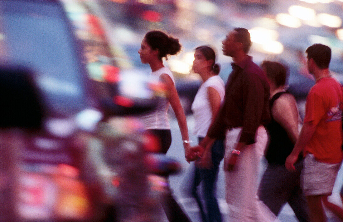 Couple. Times Square. New York City. USA