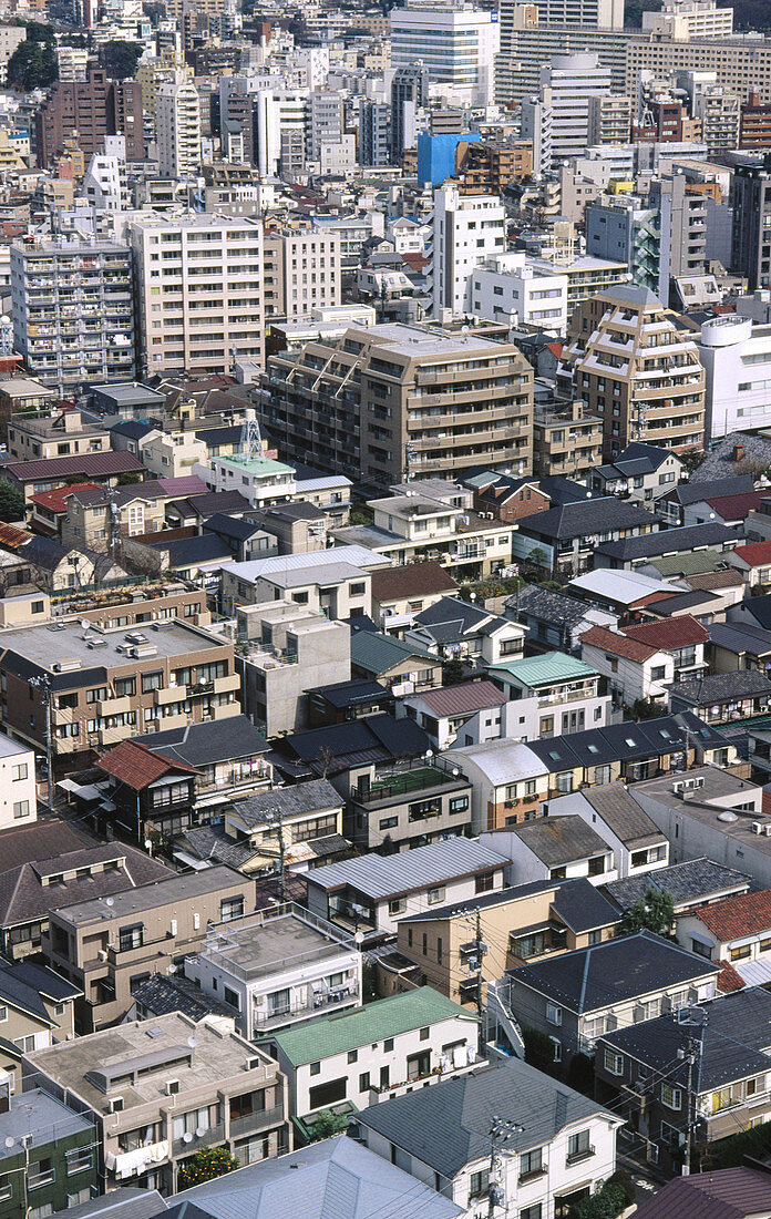 Ebisu. Aerial. Tokyo. Japan.