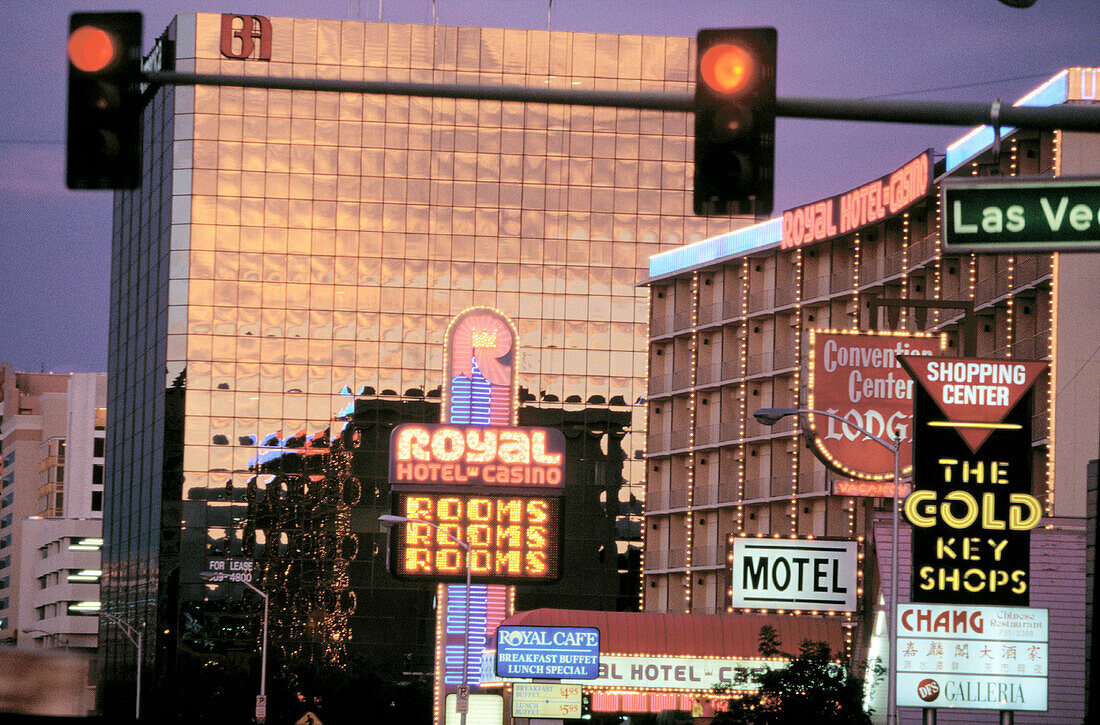 Hotels off The Strip. Las Vegas. USA