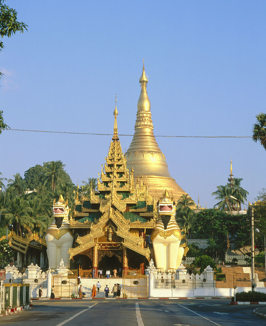 Shwedagon Pagoda. Yangoon. Myanmar