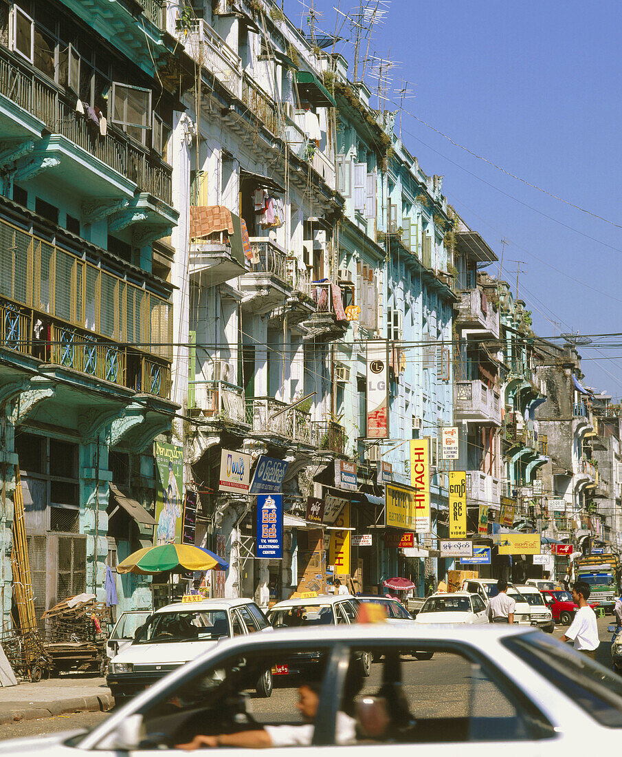 View of Yangoon. Myanmar (Burma)